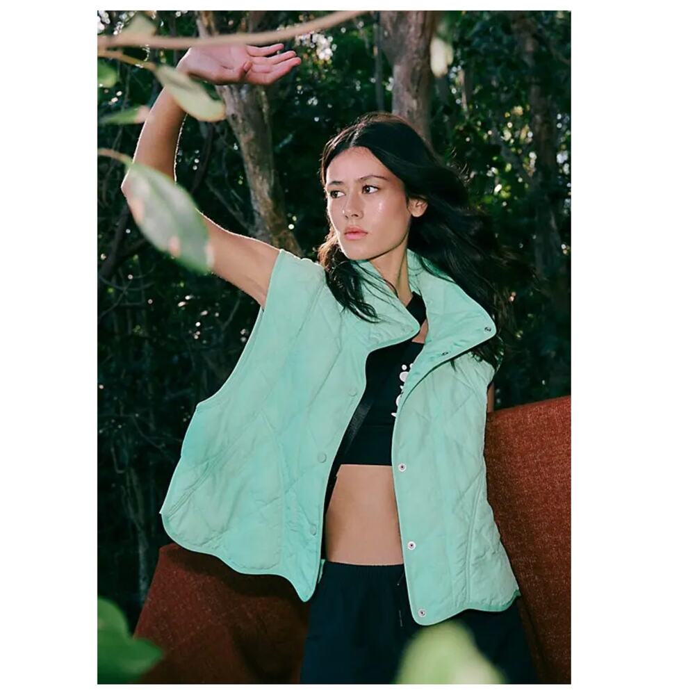 Free People Quinn Quilted Puffer Vest Size Small